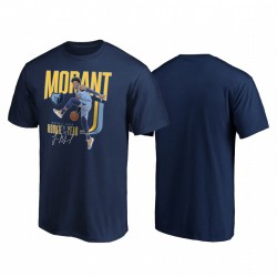 Ja Morant e 12 Grizzlies 2020 NBA Rookie della T-shirt Anno Navy