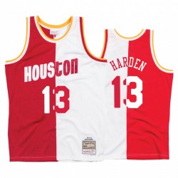 Houston Rockets di James Harden e 13 Bianco Rosso Split Maglia