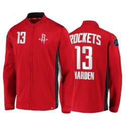 Giacca James Harden e 13 Rockets Red 2020 Playoff BLM Patch