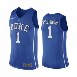 Zion Williamson NCAA Basketball & 1 College Basketball Maglia - Blu