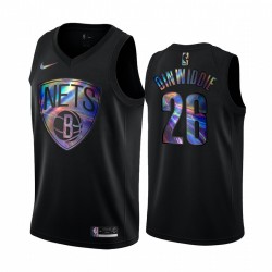 Brooklyn Nets Spencer Dinwiddie & 26 Maglia Iridescente Holographic Black Limited Edition