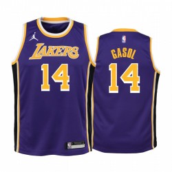 Marc Gasol Los Angeles Lakers 2020-21 Dichiarazione Gioventù Maglia - Purple