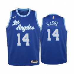 Los Angeles Lakers Marc Gasol 2020-21 Classic Edition Blue Youth Maglia e 14