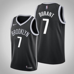 Gli uomini di Brooklyn Nets Kevin Durant e 7 Black Icon Maglia