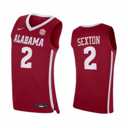 Alabama Crimson Tide Collin Sexton Crimson Replica College Basket Bankball Maglia