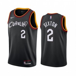 Collin Sexton Cleveland Cavaliers 2020-21 Black City Maglia Nuova uniforme