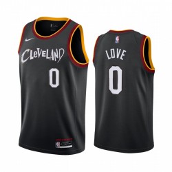 Kevin Love Cleveland Cavaliers 2020-21 Nero City Maglia Nuova uniforme