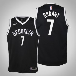 Gioventù Kevin Durant Brooklyn Nets # 7 Black Icon Maglia