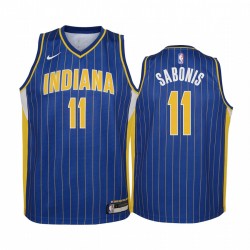 Indiana Pacers Domantas Sabonis 2020-21 City Blue Youth Ghilia -