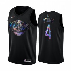 New Orleans Pellicans J.J. Redick & 4 Maglia Holographic Holographic Nero Limited Edition