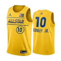 2021 All-Star Mike Conley Jr. Maglia Gold Western Conference Jazz Uniform