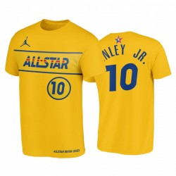 2021 All-Star & 10 Mike Conley Jr. Western Conference Jazz Gold T-Shirt