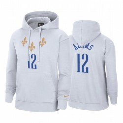 Steven Adams New Orleans Pelicans 2020-21 City Edition Hoodie Bianco Pullover