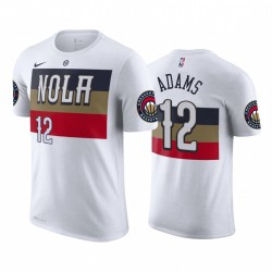 Steven Adams New Orleans Pelicans ha guadagnato Bianco 2020 T-shirt commerciale