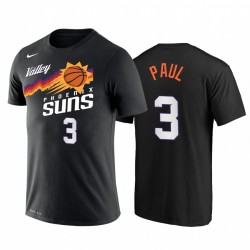 Chris Paul Suns # 3 2021 City Edition Nero T-Shirt Legenda in materia di wordmark