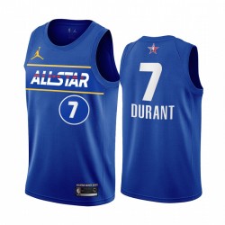 2021 All-Star Kevin Durant Maglia Blue Eastern Conference Nets Uniform