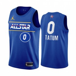 2021 All-Star Jayson Tatum Maglia Blue Eastern Conference Celtics Uniform