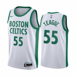 Jeff Teague Boston Celtics 2020-21 Bianco City Maglia 2020 Commercio
