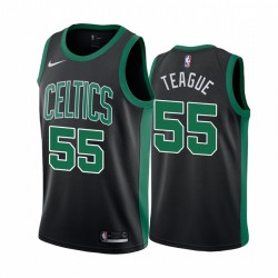 Jeff Teague Boston Celtics 2020-21 Nero Dichiarazione Maglia 2020 Commercio
