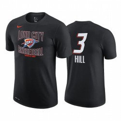 George Hill 2021 OKC Thunder & 3 City Edition Nero T-Shirt Loud City