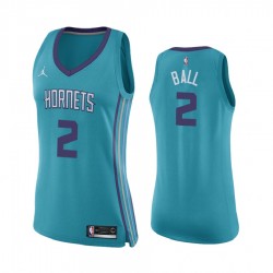 Lamelo Ball Charlotte Hornets Teal Icon 2020 Draft 2020-21 Maglia