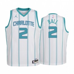 Charlotte Hornets Lamelo Ball 2020-21 Association Edition Bianco Youth MAGLIA # 2