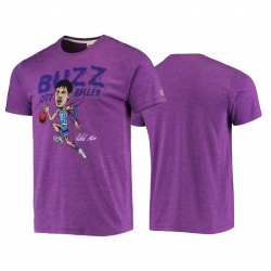 Lamelo Ball & 2 Hornets Promettente NewComer T-shirt viola
