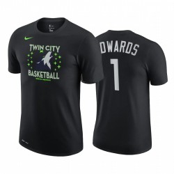 Anthony Edwards 2020-21 Timberwolves & 1 City Nero T-shirt Story