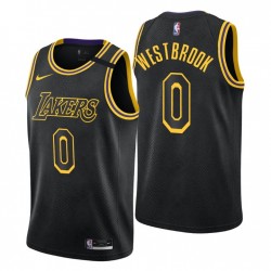 Los Angeles Lakers Russell Westbrook Maglia Mamba 00 Nero