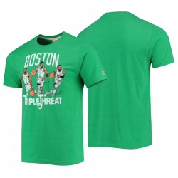 Boston Celtics Tri-Blend Jaylen Brown / Jayson Tatum / Kemba Walker T-shirt tripla T-shirt