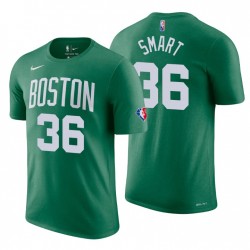 Boston Celtics Marcus Smart u0026 36 75th Anniversary Diamond Green T-Shirt