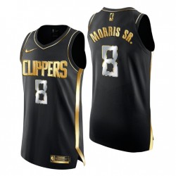 Los Angeles Clippers Maglia Marcus Morris Sr. Golden Edition Nero
