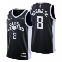 Los Angeles Clippers City Edition Maglia Marcus Morris Sr. 8 Nero 2020-21