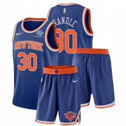 Nike New York Knicks Julius Randle # 30 Blue Icon Edition Gym Autfette