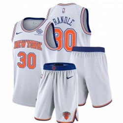 New York Knicks Nike Julius Randle # 30 Bianco Association Edition Gym Autfette