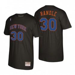 New York Knicks # 30 Julius Randle Mitchell u0026 Ness Ricarica 2.0 Nero T-Shirt