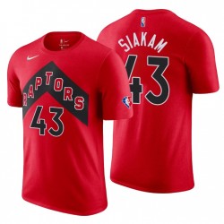 Toronto Raptors Pascal Siakam # 43 75th Anniversary Diamond Rosso T-Shirt