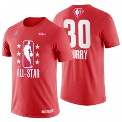 Golden State Warriors Stephen Curry 2022 NBA All-Star Maroon 75th T-shirt