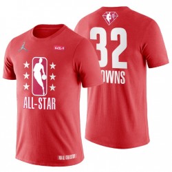 Minnesota Timberwolves Karl-Anthony Towns 2022 NBA All-Star Maroon 75th T-Shirt