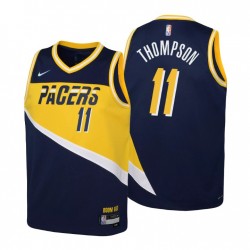 Indiana Pacers Tristan Thompson # 11 75th Anniversary Navy Giovani Maglia City