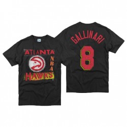Atlanta Hawks Danilo Gallinari # 8 Playground '47 Vintage Tubular Nero T-Shirt