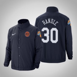 Gli uomini di Giulio Randle New York Knicks e 30 Navy Città DNA Full-Snap Jacket