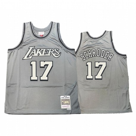Dennis Schroder & 17 Los Angeles Lakers Lawood Classics Maglia Grigio